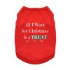 All I Want For Christmas Dog Shirt - Red
