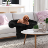 Plush Bolstered Dog Beds with Anti-Slip Bottom