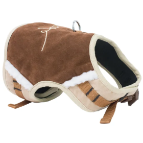 Adjustable Fashionable Dog Walking Sets (Color: Brown, Size: Small)