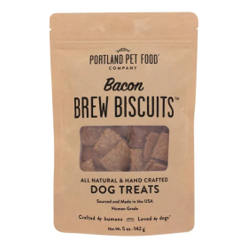 Portland Pet Food Company Dog Treats Biscuit - Case Of 6 - 5 Oz (Flavours: Brew)