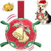 Dog Fetch Toys - 8" Soccer Ball with Straps