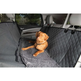 54" x 61" x 2" 3-in-1 Dog Car Seat Covers and Hammock (Color: Cool Grey)