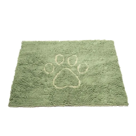 Dog Decor Door Mat (Color: Sage Hue, Size: Medium)