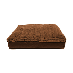Rectangle Dog Pillows (Color: Brown, Size: Medium)