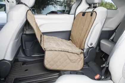 44" x 35" x 2" Single Car Seat Cover (Color: Tan)