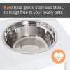 Elevated Dog Bowls with 2 Stainless Steel Pet Bowls