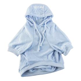 Cotton Dog Hoodies (Color: Light Blue, Size: X-Small)