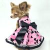 All Aflutter Pink and Black Dog Dress