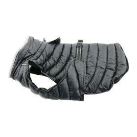 Alpine Extreme Weather Puffer Dog Coat (Color: Black, Size: Small)