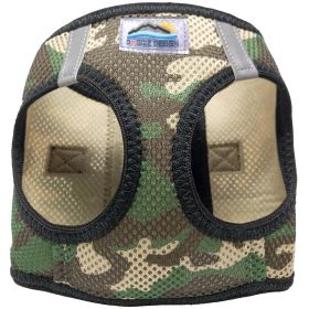 Choke Free Step-In Dog Harnesses - Camouflage Collection (Color: Green Camo, Size: Small)