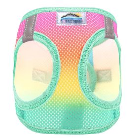 Choke Free Step-In Dog Harnesses - Ombre Collection (Color: Beach Party, Size: Small)