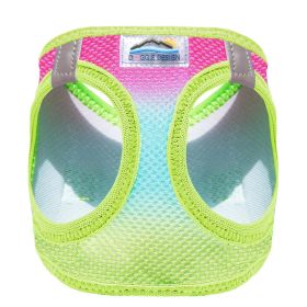 Choke Free Step-In Dog Harnesses - Ombre Collection (Color: Rainbow, Size: Small)