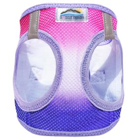 Choke Free Step-In Dog Harnesses - Ombre Collection (Color: Raspberry Sundae, Size: Small)
