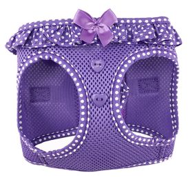 Choke Free Step-In Dog Harnesses - Polka Dot Collection (Color: Paisley Purple Polka Dot, Size: Small)