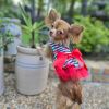 Cherry Stripe Dog Dresses with Matching Leash