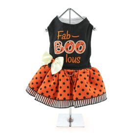 Halloween Dog Dress (Color: Fab-BOO-lous, Size: Small)