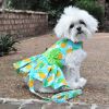 Pineapple Luau Dog Dress with Matching Leash