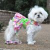 Pink Hawaiian Floral Dog Dresses with Matching Leash