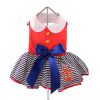 Sailor Girl Dog Dress with Matching Leash