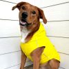 Slicker Rain Gear For Dogs with Striped Lining