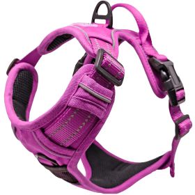 Pull Control Double-Clip Dog Harnesses - Wild Raspberry (Size: Small)