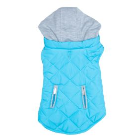 Weekender Sweatshirt Dog Hoodies (Color: Light Blue, Size: Small)