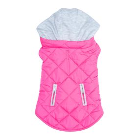 Weekender Sweatshirt Dog Hoodies (Color: Pink, Size: Medium)