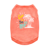 Gone To The Beach Dog Shirt - Coral