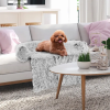 Plush Bolstered Dog Beds with Anti-Slip Bottom