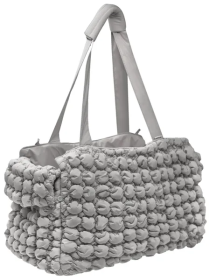 Ultra-Plush Dog Carrier Purse (Color: Grey)
