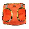 Step-In Dog Harnesses Hawaiian Trim - Sunset Orange