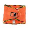 Step-In Dog Harnesses Hawaiian Trim - Sunset Orange