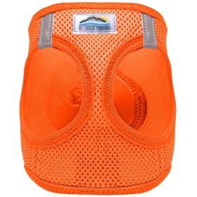 Choke Free Step-In Dog Harnesses - Solid Ultra Collection (Color: Hunter Orange, Size: Small)