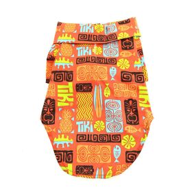 Hawaiian Camp Dog Shirt - Tiki (Size: Small)