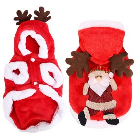 Dog Costumes Christmas Clothes  Outfit (Option: M)