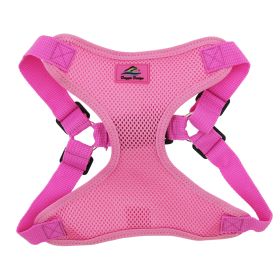 Choke Free Dog Back-Clip Dog Harness (Color: Candy Pink, Size: Small)