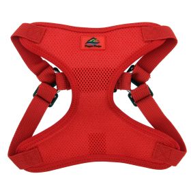 Choke Free Dog Back-Clip Dog Harness (Color: Flame Red, Size: Small)