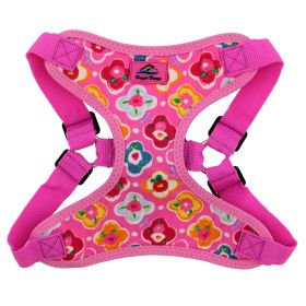 Choke Free Dog Back-Clip Dog Harness (Color: Maui Pink, Size: Small)