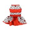 Holiday Dog Harness Dog Dress - Holly