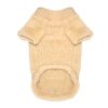 Soft Plush Dog Sweaters - Cream