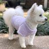 Soft Plush Dog Sweaters - Lavender