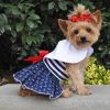 Nautical Dog Dresses with Matching Leash