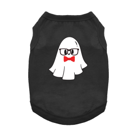 Nerdy Ghost Dog Shirt - Jet Black (Size: X-Small)