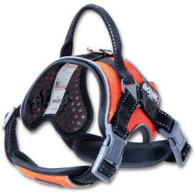 High-Performance Chest Strap Dog Harness (Color: Orange, Size: Small)