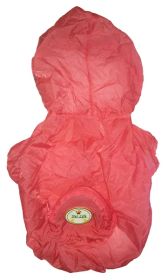 Pooches Pocket Poncho (Color: Pink, Size: X-Small)