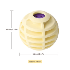 Interactive Dog Toys - Sound Ball (Color: Yellow)