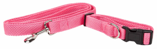 2-In-1 Adjustable Mesh Dog Leash and Collar