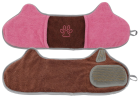 2-in-1 Hand-Inserted Microfiber Grooming Accessories for Dogs