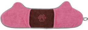 2-in-1 Hand-Inserted Microfiber Grooming Accessories for Dogs