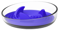 Modern Shark Fin Shaped Slow Feeder Dog Bowl